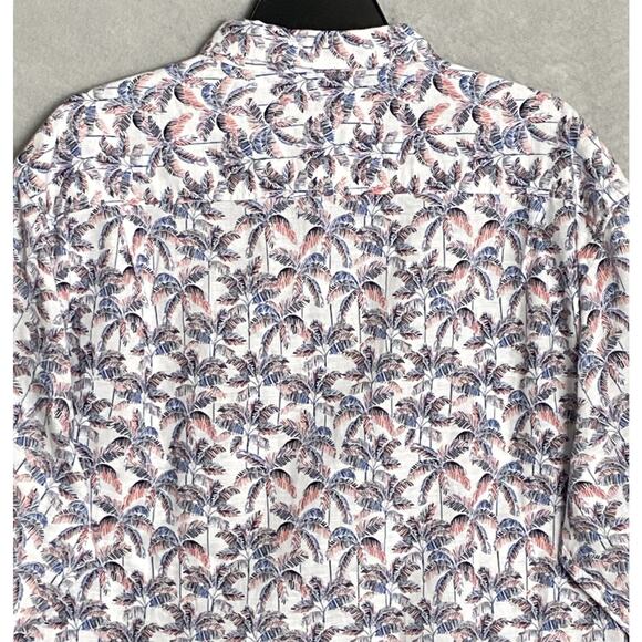 Caribbean Roundtree & Yorke Men's XL Button-Up Casual Shirt Tropical Print NEW - Picture 6 of 12